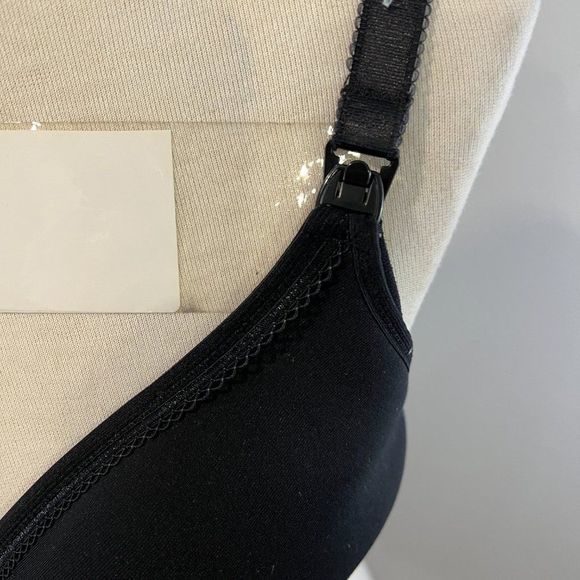 🌿4/$35🌿 THYME MATERNITY Black Nursing‎ Bra (36C) - Picture 3 of 8